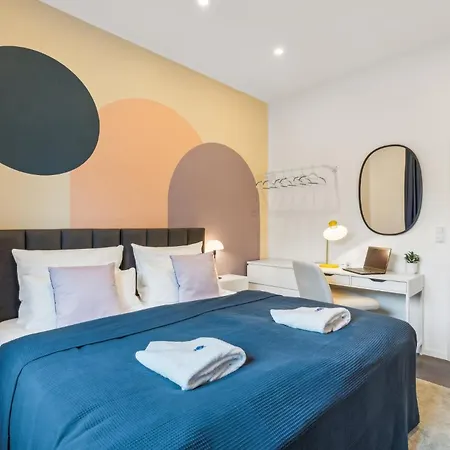 Apartmán Maremar - Design Im Zentrum - 2 Schlafzimmer - Luxus Boxspringbetten - Kueche - Arbeitsplaetze & Highspeed Wlan - Balkon Braunschweig