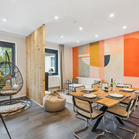 Daire Maremar - Design Im Zentrum - 2 Schlafzimmer - Luxus Boxspringbetten - Kueche - Arbeitsplaetze & Highspeed Wlan - Balkon *