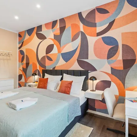Maremar - Design Im Zentrum - 2 Schlafzimmer - Luxus Boxspringbetten - Kueche - Arbeitsplaetze & Highspeed Wlan - Balkon Apartmán