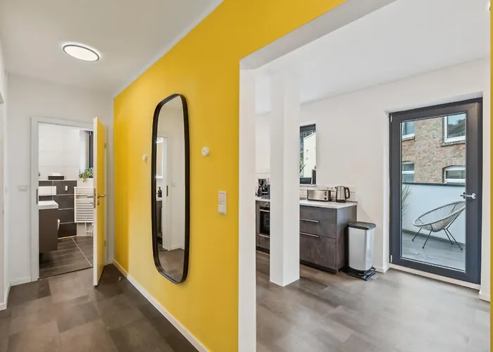 Maremar - Design Im Zentrum - 2 Schlafzimmer - Luxus Boxspringbetten - Kueche - Arbeitsplaetze & Highspeed Wlan - Balkon Appartamento Braunschweig