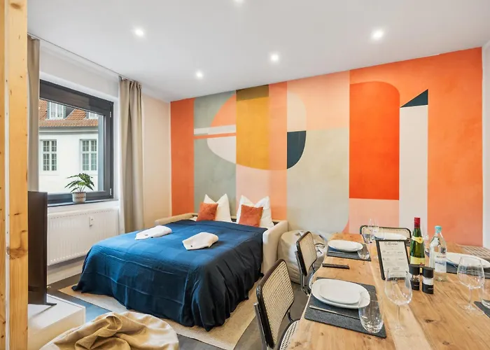Maremar - Design Im Zentrum - 2 Schlafzimmer - Luxus Boxspringbetten - Kueche - Arbeitsplaetze & Highspeed Wlan - Balkon Апартаменты *