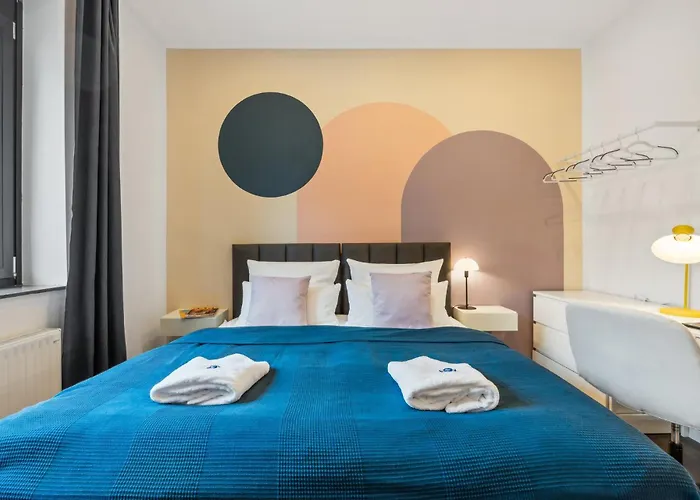 Maremar - Design Im Zentrum - 2 Schlafzimmer - Luxus Boxspringbetten - Kueche - Arbeitsplaetze & Highspeed Wlan - Balkon Braunschweig